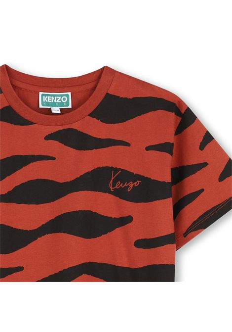 T-shirt con stampa KENZO KIDS | K61941Q50